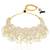 Pink cz crystals & beads studded necklace earrings & maangtikka set