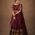 South Indian Style Semi-Stitched Half Saree with Blouse and Dupatta