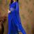 Blue embroidered  sarees
