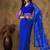 Blue embroidered  sarees