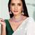 Kundan & beads studded lavender necklace earrings maangtikka set