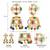 Multicolor crystals studded jhumki earringss ethnic jewelry for women