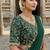 South Indian Style Semi-Stitched Half Saree with Blouse and Dupatta