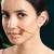 Women's gold toned red green synthetic stone studded nathiya non-piercing