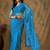 Blue embroidered  sarees