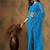 Blue embroidered  sarees