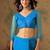 Blue embroidered  sarees
