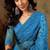 Blue embroidered  sarees