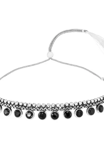 Women's synthetic stone studded choker necklace stud earrings bharatanatyam