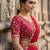 South Indian Style Semi-Stitched Half Saree with Blouse and Dupatta