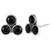 Women's synthetic stone studded choker necklace stud earrings bharatanatyam