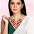Maroon beads studded 5 layer necklace ethnic fashion jewellery for women