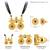 Women's rani pink green synthetic stone studded mangalsutra necklace with