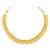 Gold plated maharani haar necklace with earrings south festive wear