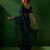 Teal embroidered sarees