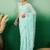 Blue embroidered  sarees