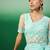 Blue embroidered  sarees