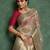 Beige woven design paithani saree withblousepiece