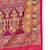 Pink ethnic motifs printed saree with unstitched blouse