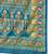 Blue ethnic motifs printed saree
