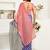 Red red linen ready to wear saree with printed design