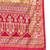 Beige women ethnic motifs printed festive wear saree with matching unstitched blouse