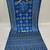 Blue real mirror birds prints premium satin saree with un-stitched blouse