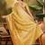 Gold woven design banarasi saree