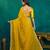 Yellow women yellow sarees