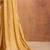 Yellow ethnic embellished festive wear saree with matching blouse