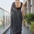 Black embellished embroidered net designer saree