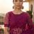 Purple embellished embroidered net designer saree