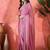 Purple embellished banarasi saree with blouse piece