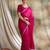 Pink embellished beads and stones saree