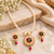 Certified Pearls Royal Multicolour Pendant Set
