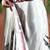White ready to wear satin floral digital printed saree