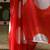 Red ready to wear satin floral digital printed saree