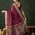 Magenta woven design zari traditional kanjeevaram saree