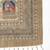 Beige kalamkari print kantha work banarasi saree