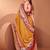 Mustard ethnic motifs printed saree with matching unstitched blouse