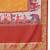 Mustard ethnic motifs printed saree with matching unstitched blouse