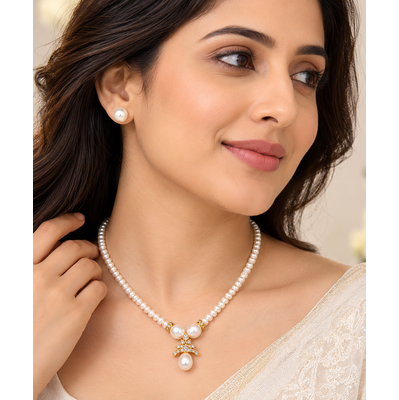 Certified Pearls Royal Charm Pendant Set 4