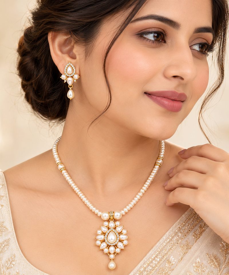 Certified Pearls Celestial Teardrop Heritage Set