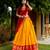 Ethnic Kanchipuram Silk Zari Border Lehenga Set