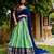 Ethnic Kanchipuram Silk Zari Border Lehenga Set