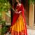 Ethnic Kanchipuram Silk Zari Border Lehenga Set