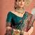 Green woven design tussar saree with blouse