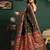 Green woven design printed saree with blouse