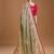 Green embroidered sarees