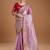 Lavender embroidered  sarees